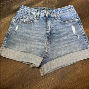 Wild Fable Super High-Rise Rolled Cuff Shorts